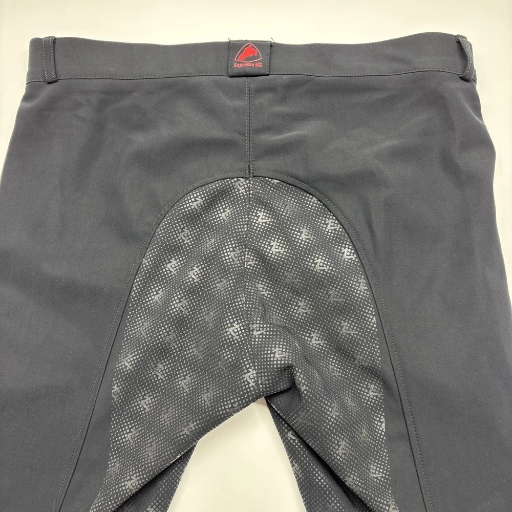 Horze Equestrian Riding Leggings‎ Pants Womens 30 Grip Supreme HZ Black